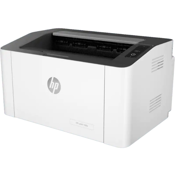 HP Laser 108a Wired Black and White Laserjet Printer (USB 2.0 Connectivity, 4ZB79A, Grey)