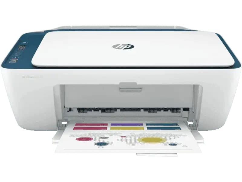 HP DeskJet 2723 All-in-One Printer, Print-Copy and Scan, Dynamic Security enabled printer, Print speed up to 7.5 ppm (black) and 5.5 ppm (color), USB Wi-Fi