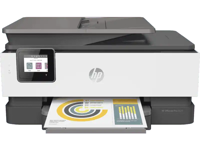 HP 4KJ64D OfficeJet Pro 8020 All-in-One Printer