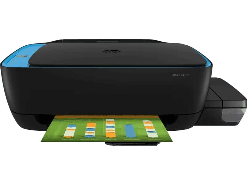 HP Ink Tank 319 A4 Color Inkjet All-in-One Printer, Perfect for Home, Print speed up to 8 ppm (black) and 5 ppm (color), Print Copy and Scan, USB color CPP to 22p/Page