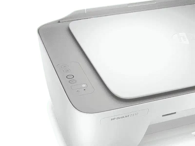 HP DeskJet 2332 A4 Color Inkjet All-in-One Printer; Perfect for Home, Copy and Scan, Dynamic Security enabled printer, Print speed up to 7.5 ppm (black) and 5.5 ppm (color), USB, HP Thermal Inkjet