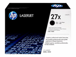 HP 27X (C4127X) Black High Yield Laserjet Toner Cartridge