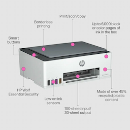 HP 1F3W2A Smart Tank 520 WW All-in-One Printer