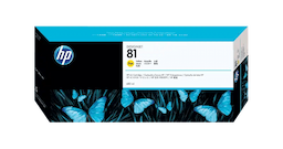 HP 81 Yellow DesignJet Dye Ink Cartridge, C4933A