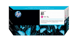 HP 81 (C4952A) Magenta DesignJet Dye Printhead and Printhead Cleaner