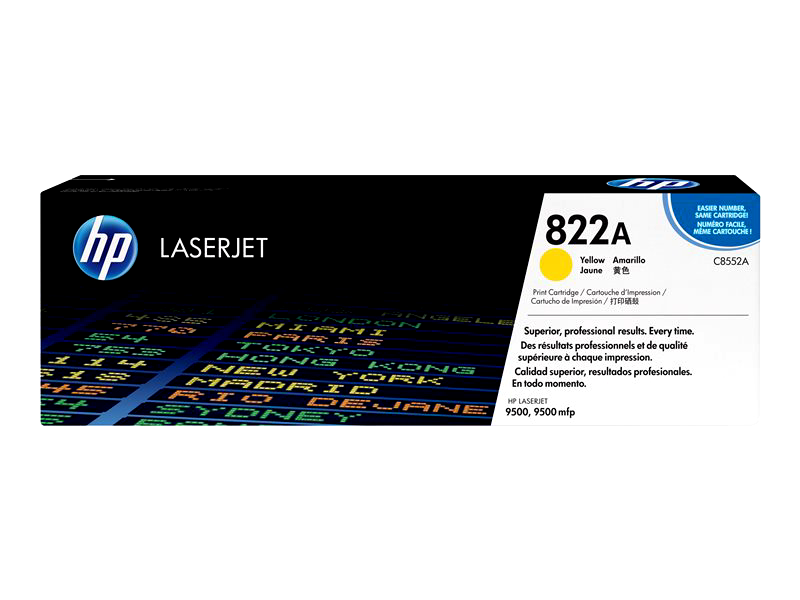 HP C8552A 822A Yellow Original Laserjet Toner Cartridge