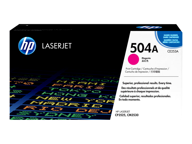 HP 504A - magenta - original - LaserJet - toner cartridge (CE253A)