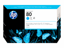 HP 80 - cyan - original - DesignJet - ink cartridge