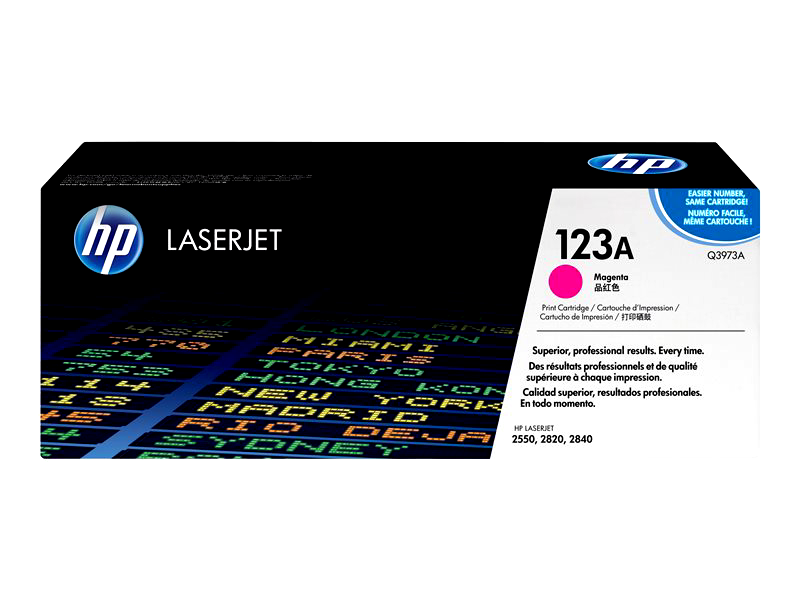 HP Q3973A 123A Magenta Original Laserjet Toner Cartridge