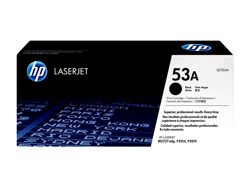 HP 53A - black - original - LaserJet - toner cartridge (Q7553A)