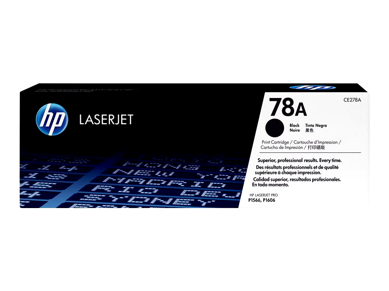 HP 78A - black - original - LaserJet - toner cartridge (CE278A)