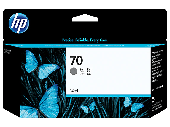 HP 70 (C9450A) 130-ml Gray DesignJet Ink Cartridge