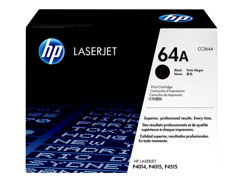 HP 64A - black - original - LaserJet - toner cartridge (CC364A)