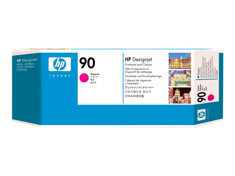 HP 90 - magenta - printhead with cleaner