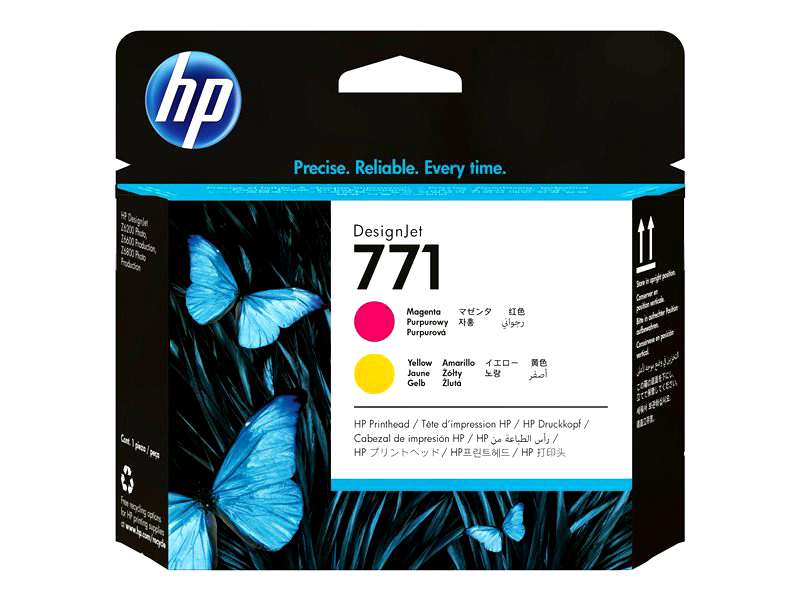 HP 771 - yellow, magenta - printhead