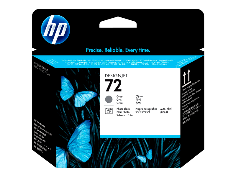 HP 72 - grey, photo black - printhead