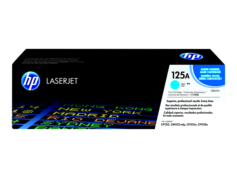 HP 125A - cyan - original - LaserJet - toner cartridge (CB541A)