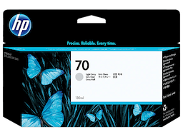 HP 70 130-ml (C9451A) Light Gray DesignJet Ink Cartridge