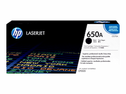 HP 650A - black - original - LaserJet - toner cartridge (CE270A)