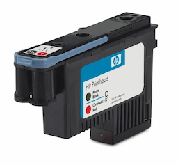 HP 73 Matte Black and Chromatic Red DesignJet Printhead, CD949A