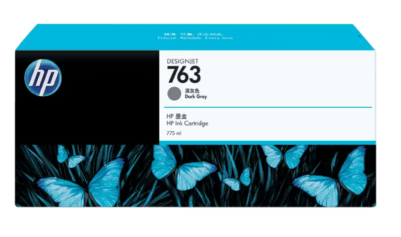 HP 763 775-ml Dark Grey DesignJet Ink Cartridge