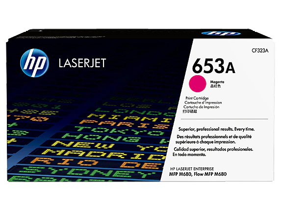 HP CF323AC 653A Magenta Original LaserJet Toner Cartridge