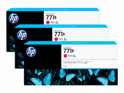 HP 771B - 3-pack - magenta - original - ink cartridge