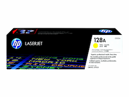 HP 128A - yellow - original - LaserJet - toner cartridge (CE322A)
