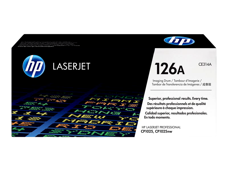 HP 126A - black, colour (cyan, magenta, yellow) - original - drum kit