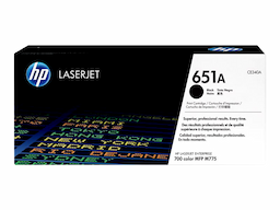 HP 651A - black - original - LaserJet - toner cartridge (CE340A)