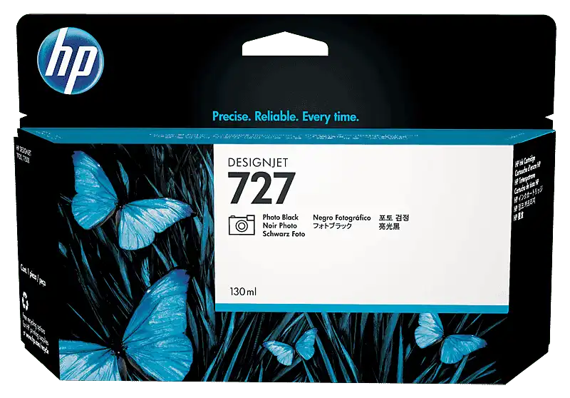 HP 727B - photo black - original - DesignJet - ink cartridge