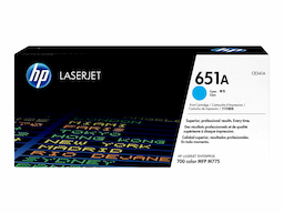 HP 651A - cyan - original - LaserJet - toner cartridge (CE341A)