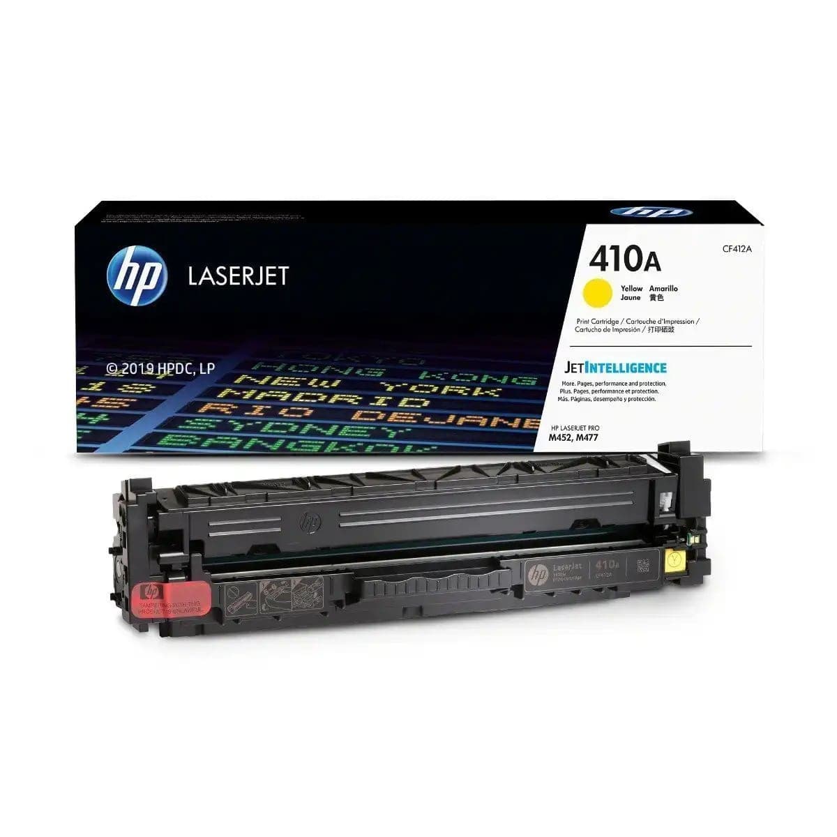 HP 410A - yellow - original - LaserJet - toner cartridge (CF412A)