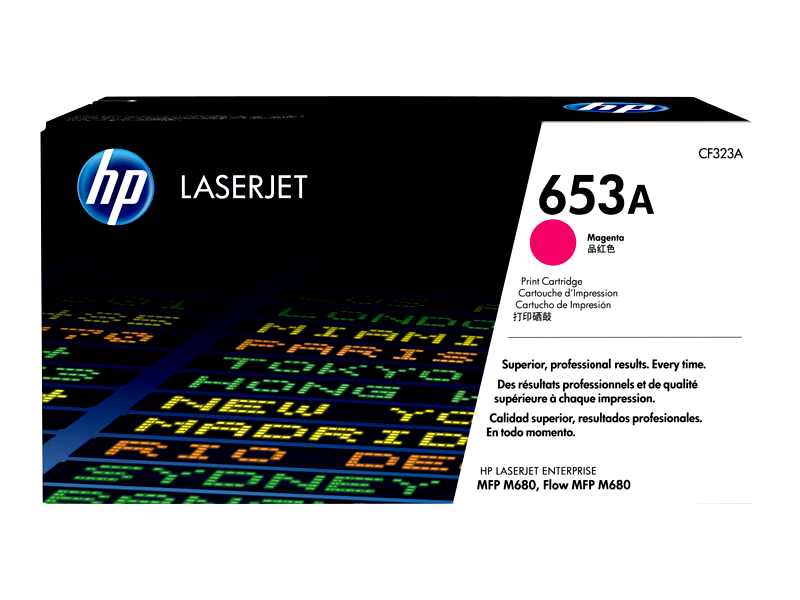 HP 653A - magenta - original - LaserJet - toner cartridge (CF323A)
