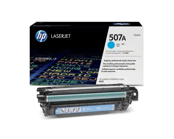HP 507A - cyan - original - LaserJet - toner cartridge (CE401A)