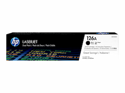 HP 126A - 2-pack - black - original - LaserJet - toner cartridge (CE310AD)