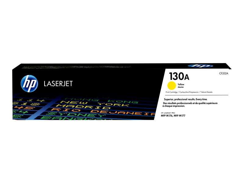 HP 130A - yellow - original - LaserJet - toner cartridge (CF352A)