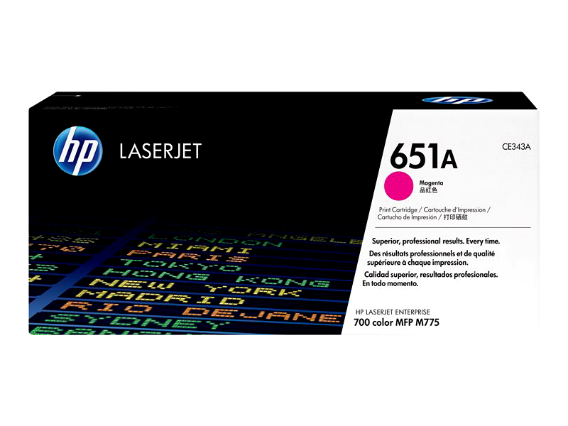 HP 651A - magenta - original - LaserJet - toner cartridge (CE343A)