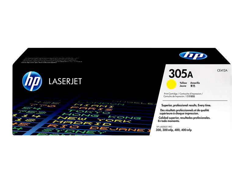 HP 305A - yellow - original - LaserJet - toner cartridge (CE412A)