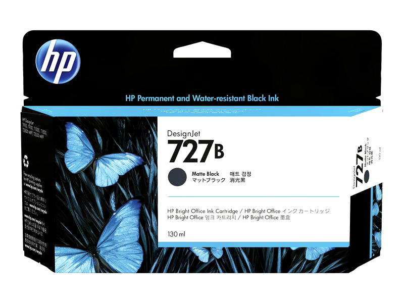 HP 727B - matte black - original - DesignJet - ink cartridge