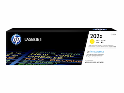 HP 202X - High Yield - yellow - original - LaserJet - toner cartridge (CF502X)