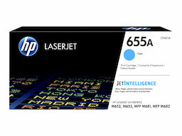 HP 655A - cyan - original - LaserJet - toner cartridge (CF451A)