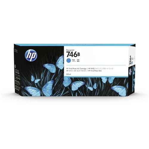 HP 746B - cyan - original - DesignJet - ink cartridge