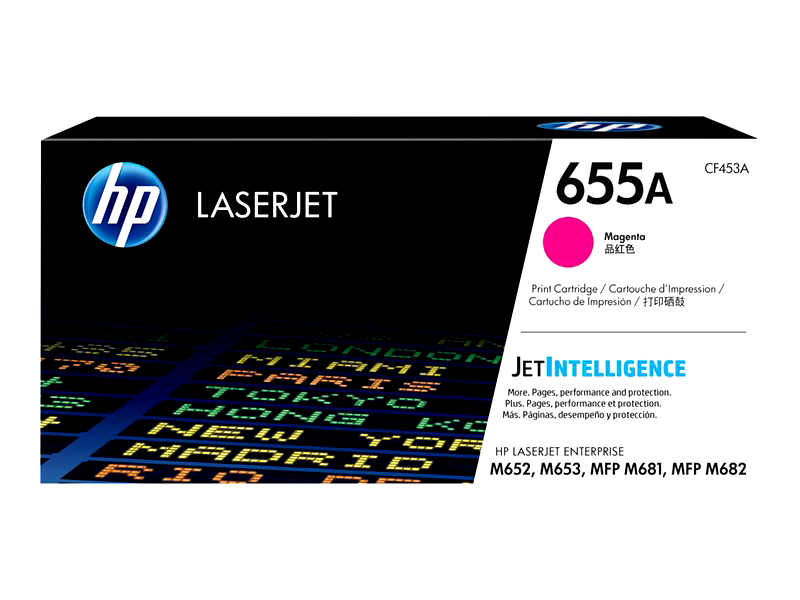 HP CF453A 655A Magenta Original Laserjet Toner Cartridge