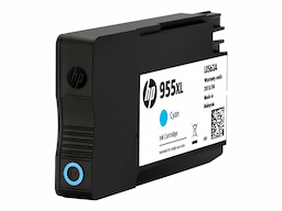 HP L0S63AA 955XL High Yield Original Ink Cartridge, Cyan