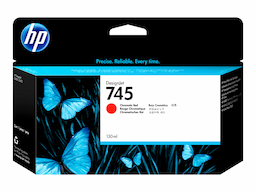 HP 745 - chromatic red - original - DesignJet - ink cartridge