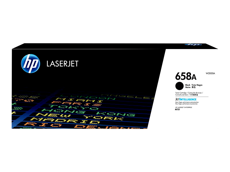HP 658A - black - original - LaserJet - toner cartridge (W2000A)