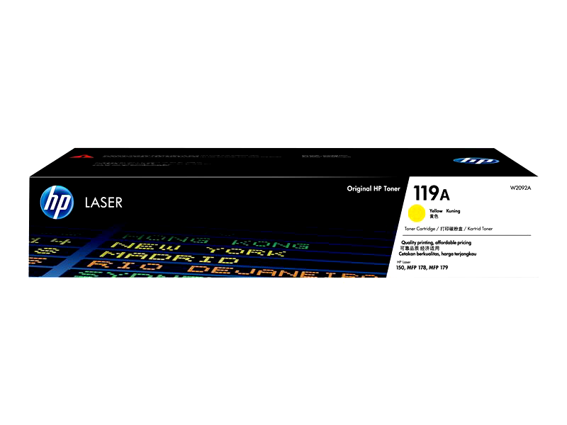 HP 119A - yellow - original - toner cartridge (W2092A)