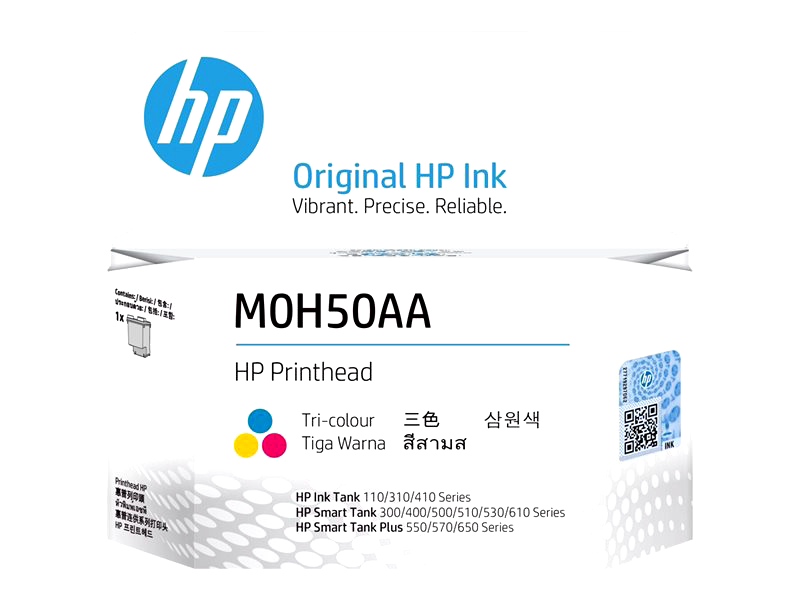 HP - colour (cyan, magenta, yellow) - original - printhead