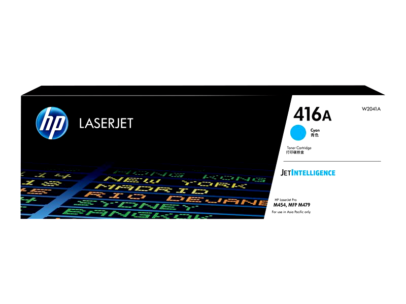 HP 416A - cyan - original - LaserJet - toner cartridge (W2041A)